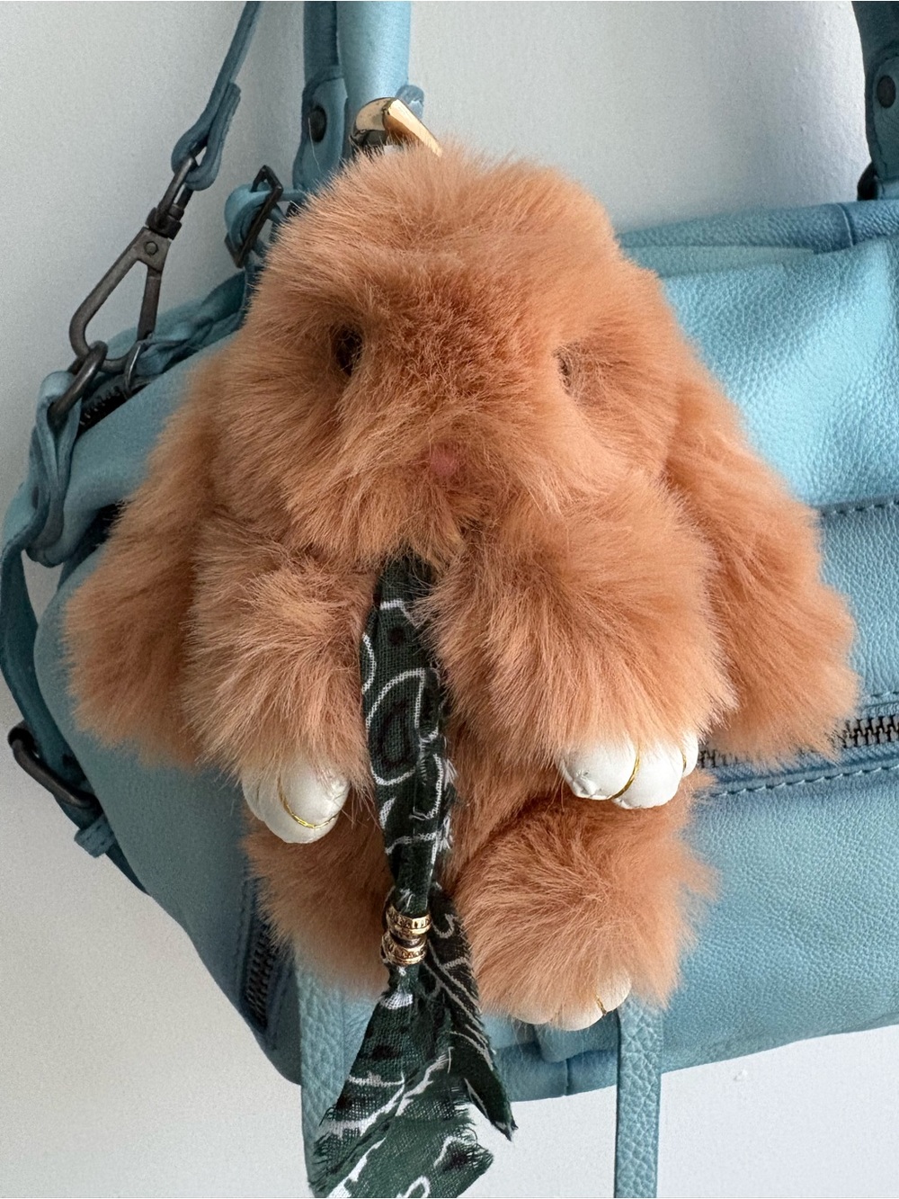 Free People Fluffy Rabbit Bag Charm🔥🐇🐰 New with tags!